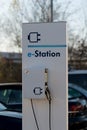 Volkswagen electric car charging station