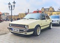 Volkswagen Golf II after tuning parked