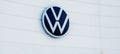 Volkswagen logo of dealership