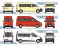 Set of Passenger Vans L2H2 2015-present