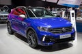 Volkswagen T-Roc R car showcased at the Autosalon 2020 Motor Show. Brussels, Belgium - January 9, 2020 Royalty Free Stock Photo