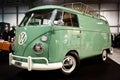 Volkswagen vintage van on display at car fair show