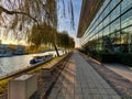 The Volkswagen/VW car construction Factory in the Autostadt,Wolfsburg Royalty Free Stock Photo