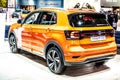 Volkswagen VW T-Cross R-Line at Brussels Motor Show, MQB platform, compact SUV produced by Volkswagen Group