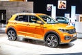 Volkswagen VW T-Cross R-Line at Brussels Motor Show, MQB platform, compact SUV produced by Volkswagen Group