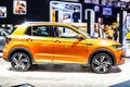 Volkswagen VW T-Cross R-Line at Brussels Motor Show, MQB platform, compact SUV produced by Volkswagen Group