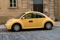 Volkswagen yellow German beetle