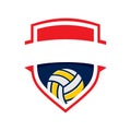 Volley ball logo , sport logo vector