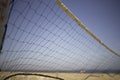 Volley ball net at beach Royalty Free Stock Photo