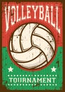 Volley Ball Volleyball Sport Retro Pop Art Poster Signage