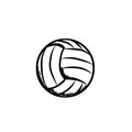 Volley balls ports vector illustration