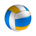 Volleyball ball isolated on the white background Royalty Free Stock Photo