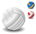 Volleyball ball set Royalty Free Stock Photo