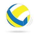Volleyball ball white background Royalty Free Stock Photo
