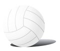 Volleyball ball on white - vector Royalty Free Stock Photo