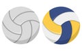 Volleyball Balls flat icons set. Vector illustration Royalty Free Stock Photo