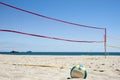 Volleyball on the beach.