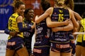 Volleyball Champions League Women CEV Semifinals 2019 - Imoco Conegliano vs FenerbahÃÂ§e Royalty Free Stock Photo