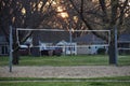 Volleyball field in the park