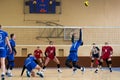 volleyball game dnipro vs kazhani ukrainian super league men Royalty Free Stock Photo