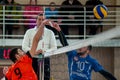 volleyball game dnipro vs kazhani ukrainian super league men Royalty Free Stock Photo