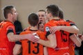 volleyball game dnipro vs kazhani ukrainian super league men Royalty Free Stock Photo