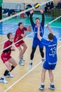 volleyball game ukrainian super league vc dnipro vc novator