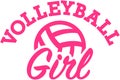 Volleyball girl Royalty Free Stock Photo