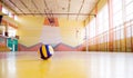 Volleyball in a gym. Royalty Free Stock Photo