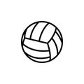 Volleyball icon simple flat vector illustration