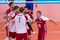 Volleyball Intenationals Nations League Men - Polonia Vs Serbia Royalty Free Stock Photo