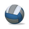 Volleyball Isolated on White Illustration Royalty Free Stock Photo