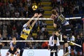 Volleyball Italina Supercup Men Cucine Lube Civitanova vs Modena Volley Royalty Free Stock Photo