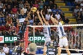 Volleyball Italina Supercup Men Semifinals 2019 - Sir Safety Perugia vs Itas Trentino Royalty Free Stock Photo