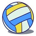 Volleyball leather ball