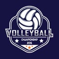 Volleyball logo, America logo