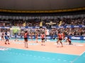 Volleyball match Royalty Free Stock Photo