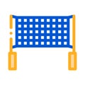 Volleyball Net Icon Vector Outline Illustration Royalty Free Stock Photo