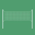 Volleyball Net. Vector Art Illustration Royalty Free Stock Photo