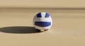 Volleyball on a Sandy Surface with Shadow Royalty Free Stock Photo