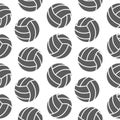 Volleyball seamless pattern for boy. Sports balls on background