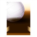 Volleyball Sport World Championship Poster Vector Illustration