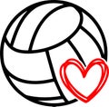 Volleyball Sports Volley Ball Sports Exercise Fun with Heart