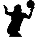 Volleyball vector eps Hand drawn, Vector, Eps, Logo, Icon, silhouette Illustration by crafteroks for different uses. Visit my webs Royalty Free Stock Photo