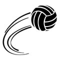 Volleyball vector eps Hand drawn, Vector, Eps, Logo, Icon, silhouette Illustration by crafteroks for different uses. Visit my webs Royalty Free Stock Photo