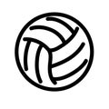 Volleyball vector eps Hand drawn, Vector, Eps, Logo, Icon, silhouette Illustration by crafteroks for different uses. Visit my webs Royalty Free Stock Photo