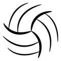 Volleyball vector eps Hand drawn, Vector, Eps, Logo, Icon, silhouette Illustration by crafteroks for different uses. Visit my webs