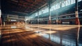 Volleyball Verve: Indoor Court Euphoria Royalty Free Stock Photo