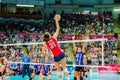 Volleyball World Grand Prix 2014 Royalty Free Stock Photo