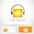 Volme audio headphones music logo